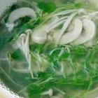 豆苗蘑菇汤